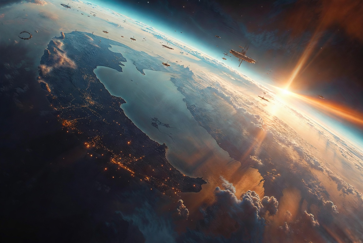 Loading screen — planetfall